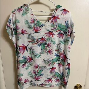 Floral Print Women's Top